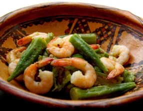 Gombos aux crevettes