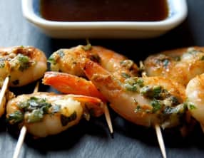 Crevettes à l'ail