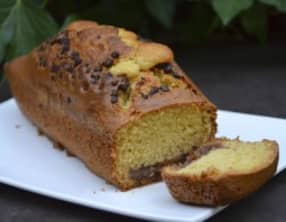 Cake fourré à la crème de marron