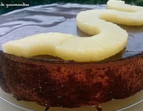 Entremets chocolat ananas