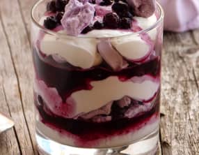 Eton mess aux myrtilles