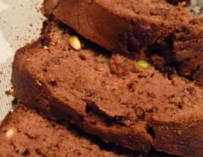 Cake au chocolat et aux fruits secs