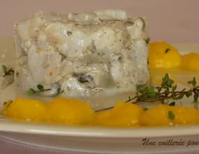 Tartare de bar aux huîtres