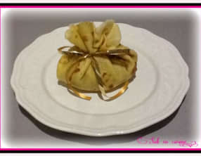 Aumônières pommes- amandes- caramel au beurre salé