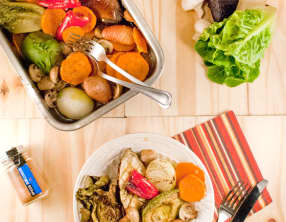 Légumes rôtis au four