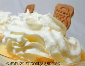 Crumble croustillant aux spéculoos.