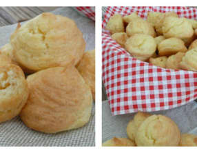 Gougères aux 2 fromages