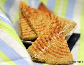 Galette à l’orge et au blé