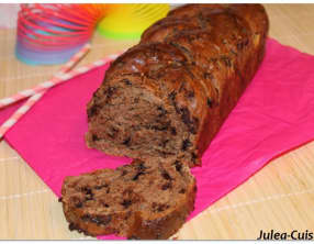Brioche tressée aux pépites de chocolat