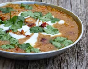 Soupe de lentilles corail