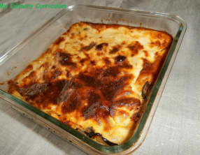 Gratin de courgettes, chèvre et herbes de Provence