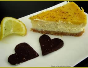 Cheesecake citron et gingembre