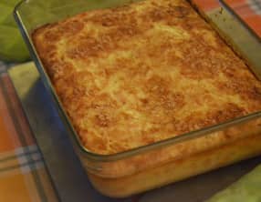 Clafoutis de carottes au mascarpone et farine de maïs