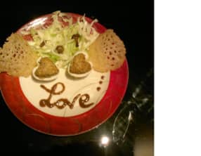 Oeufs mimosa aux girolles et parfum truffes blanches