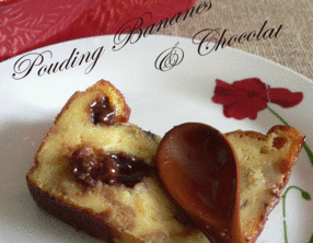 Pouding aux Bananes et Chocolat au Lait