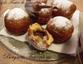 Beignets fourrés au Nutella