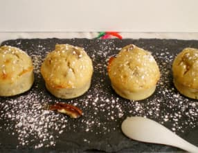 Mini muffins banane et noix de pécan