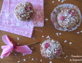 Muffins "végan" aux framboises