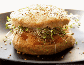 Burger ultra moelleux saumon alfalfa