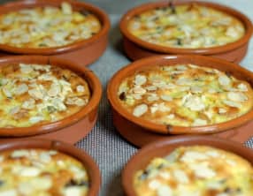 Amandines aux poires et au chocolat