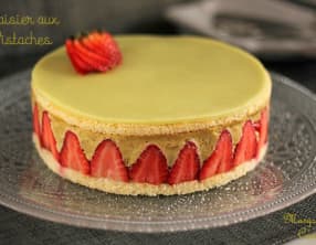 Fraisier aux Pistaches