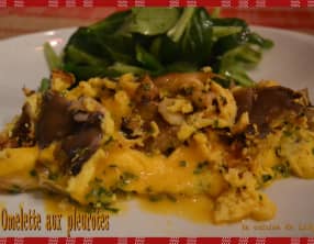 Omelette aux pleurotes