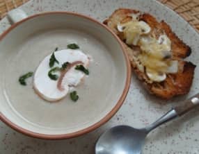 Crème de champignons de Paris