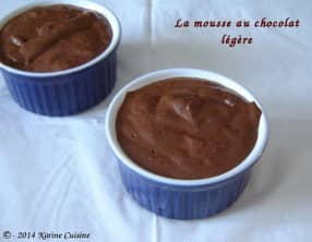 La mousse au chocolat légère