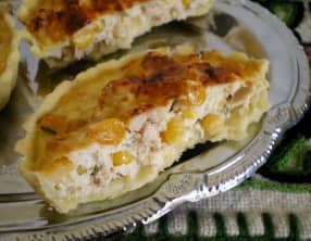 Tartelettes au thon et au maïs