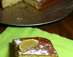 Moelleux à l’huile d’olive au citron de Menton