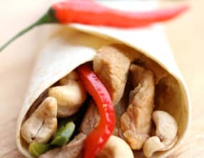 Tortillas-veau et piment d'oiseau