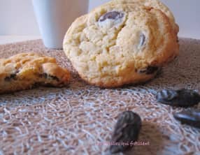 Cookies au chocolat noir et fève Tonka