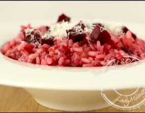 Risotto à la betterave