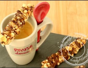 Bâtonnets de noisettes au caramel