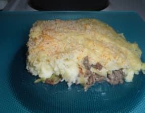 Hachis parmentier poireaux pommes de terre