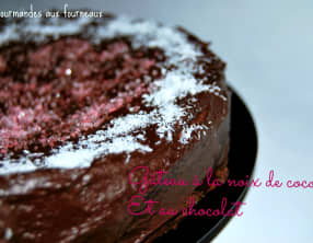 Gâteau à la noix de coco et au chocolat