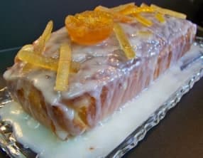 Cake au citron et yaourt de chèvre vanillé