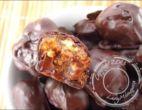 Bouchées croquantes chocolat-caramel