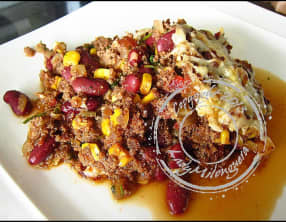 Chili con carne gratiné