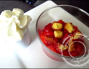 Poêlée de fraises aux palets bretons
