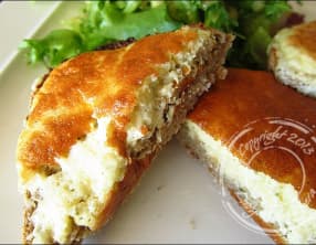 Tartines soufflées au cream cheese et aux herbes