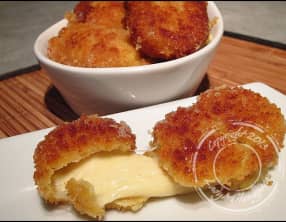 Beignets de mozzarella panée