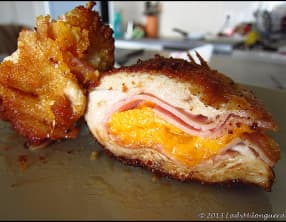 Cordons bleus maison jambon et mimolette