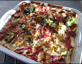 Lasagnes au jambon brocolis et ricotta