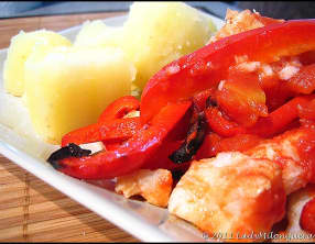 Morue à la basquaise