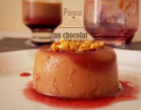 Panna cotta au chocolat