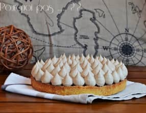 Tarte Irish Coffee, café, chocolat, whisky