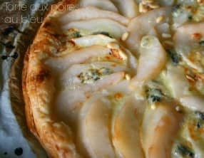 Tarte aux poires et au bleu