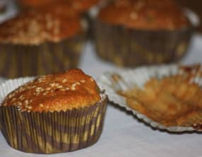 Muffins à la vanille et aux zestes de citron vert