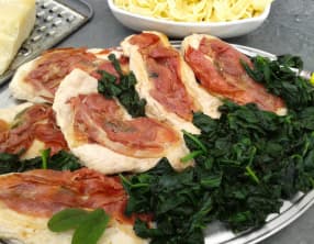 Escalopes façon "Saltimbocca à la romaine"
